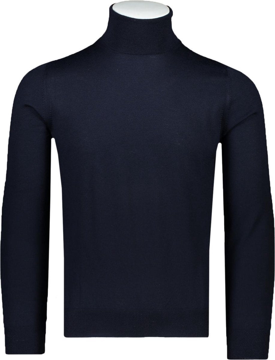 Gran Sasso  Trui Blauw Normaal - Maat XXL  - Heren - Herfst/Winter Collectie - Wol