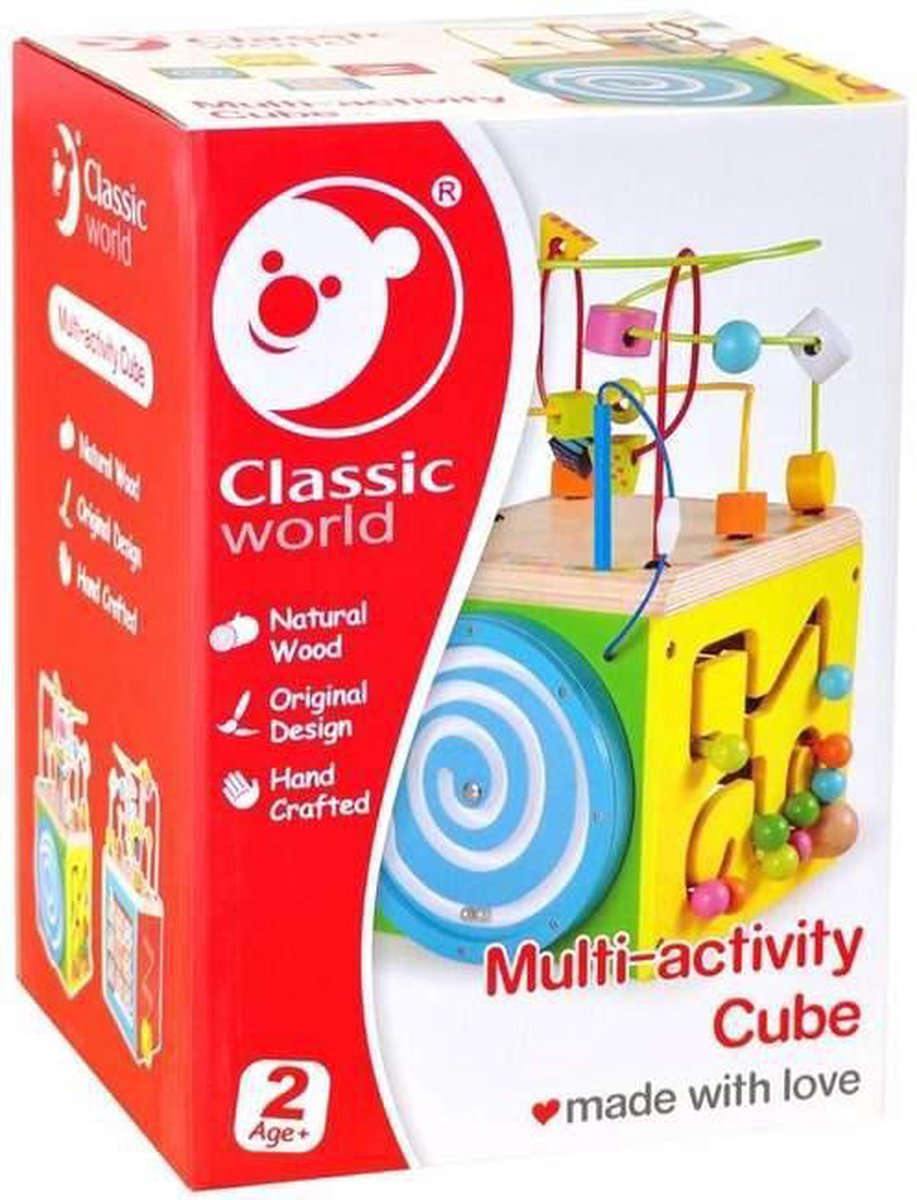 Classic World Activiteiten Kubus - Hout