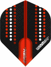 Winmau Prism Alpha Flight Zwart & Rood