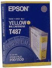 Epson T487011 Inktcartridge - Geel