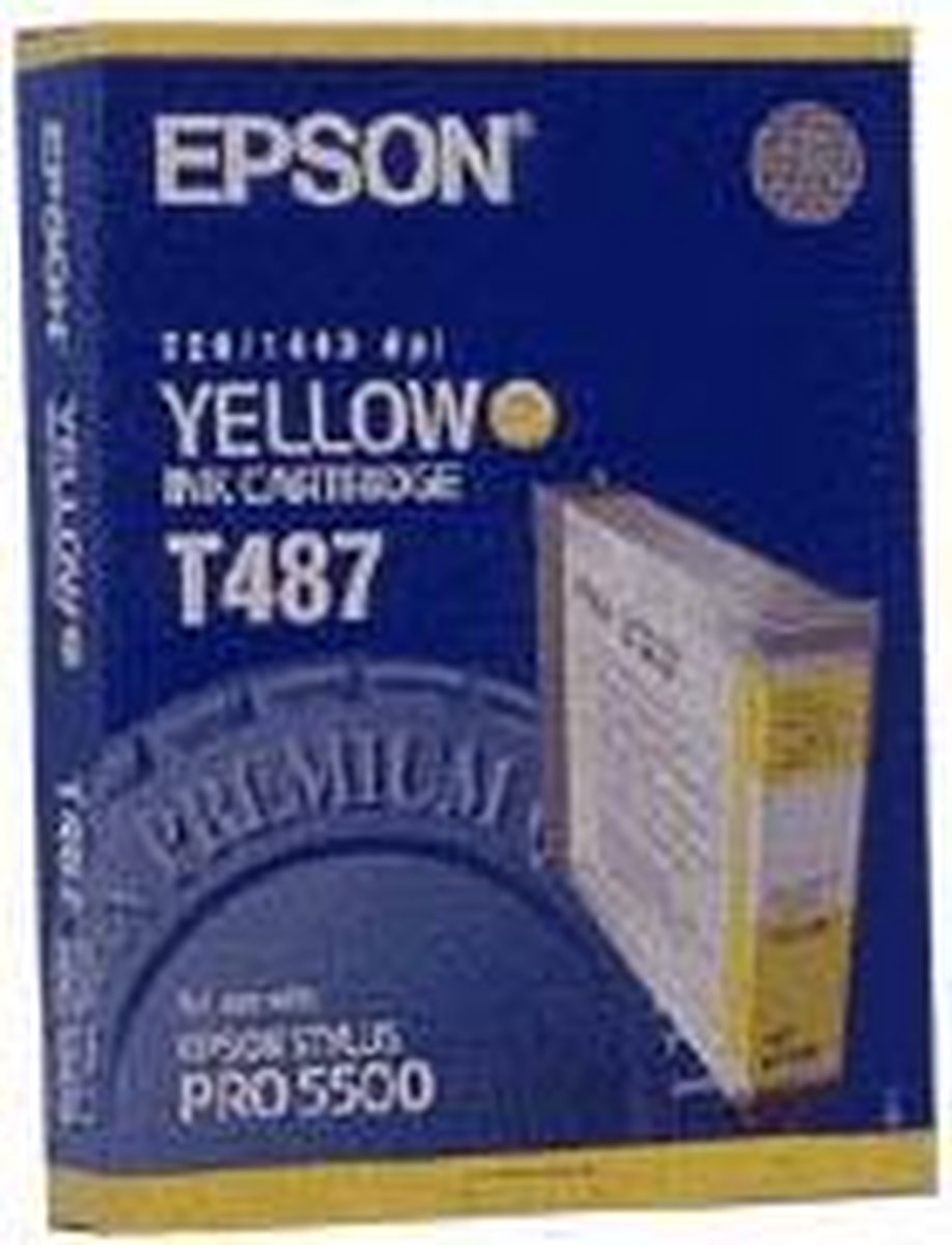 Epson T487011 Inktcartridge - Geel