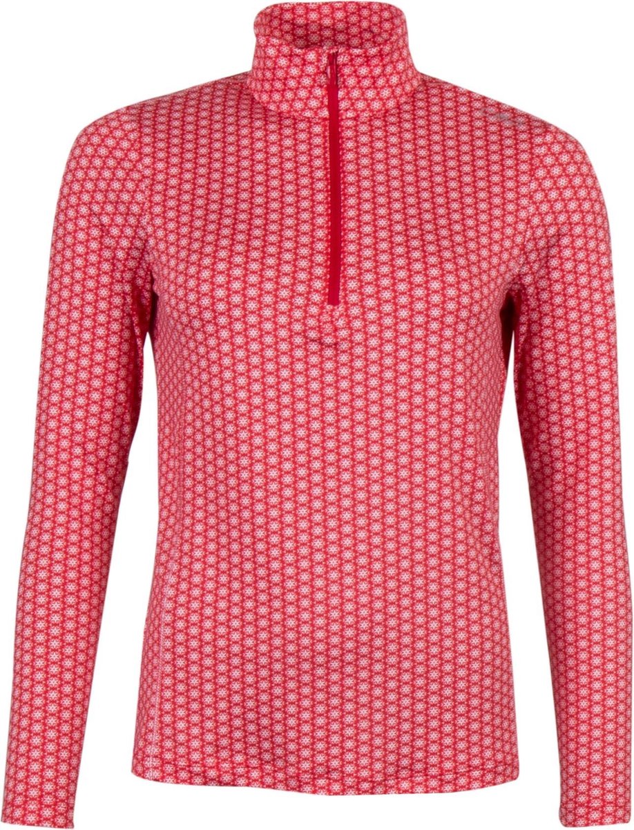 CMP Wintersportpully - Maat 38  - Vrouwen - rood/wit