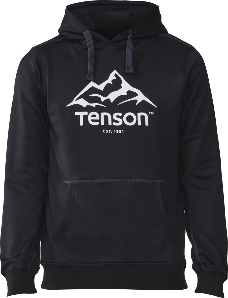 Tenson Mount Race Hoodie - Sweater - Unisex - Zwart - Maat XXS