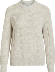 Trui gebreid Object Beige maat XL