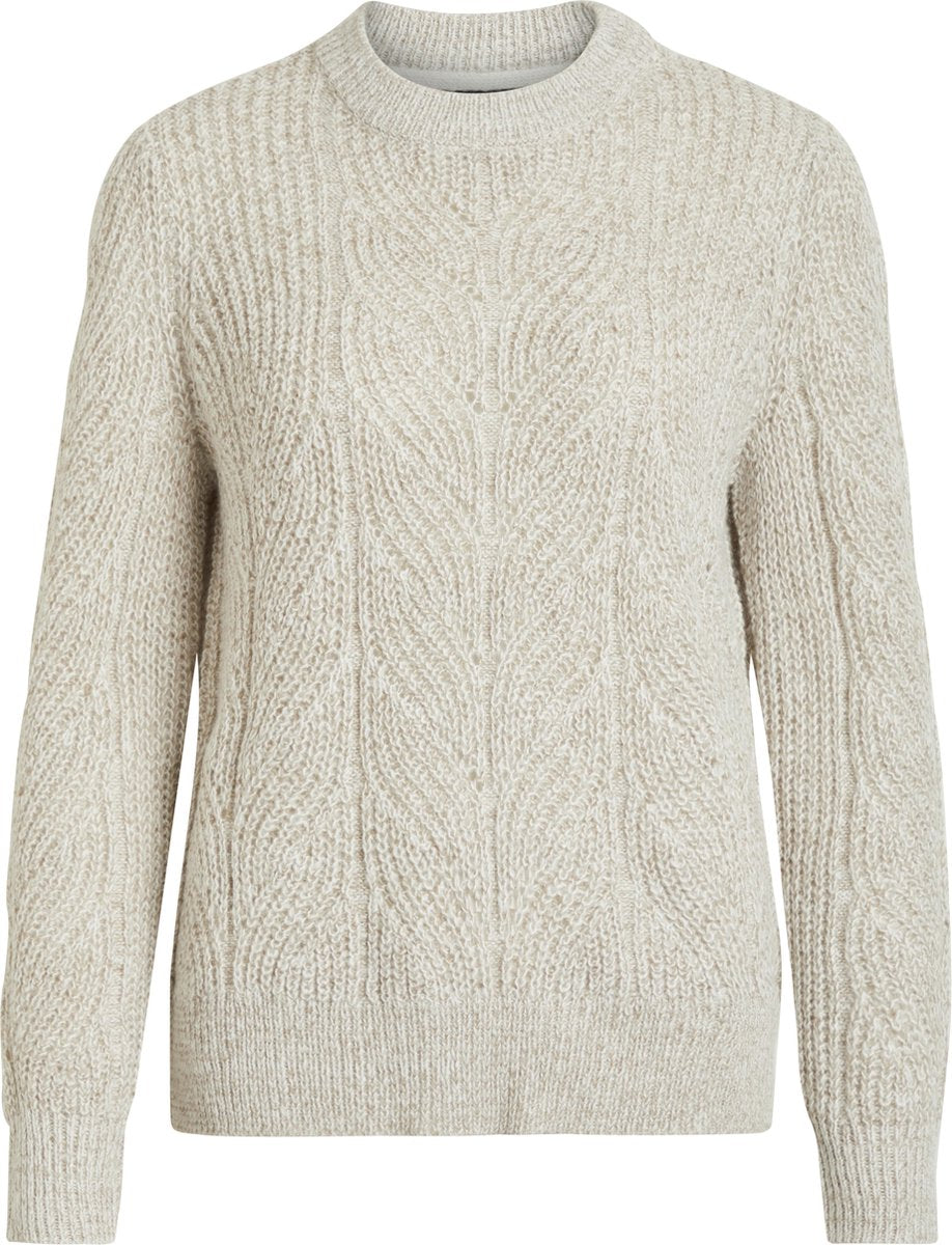 Trui gebreid Object Beige maat XL