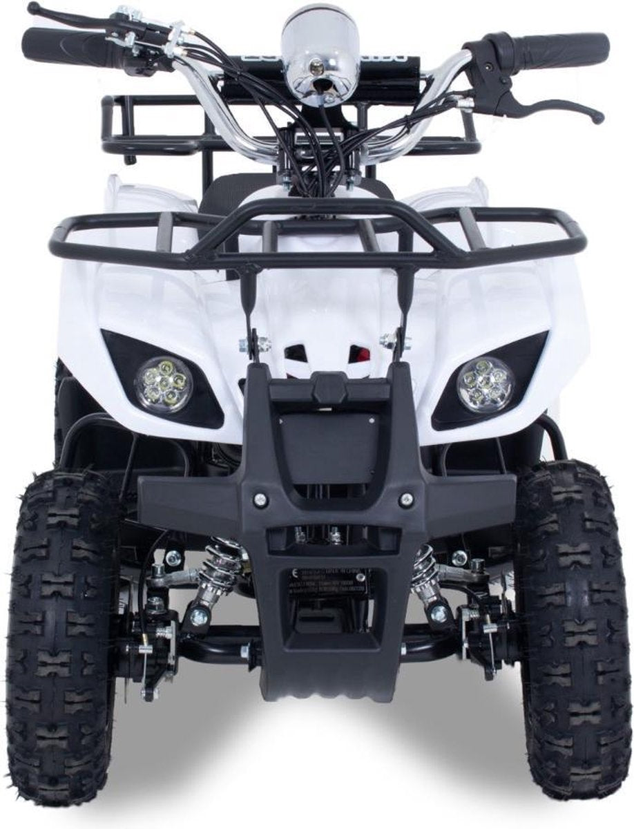 Kijana Monster - Elektrische Kinderquad - Accu Quad - Sterke Accu - 36V - Wit