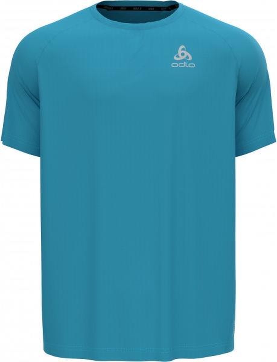 ODLO T-shirt s/s crew neck ESSENTIAL CHILL-TE - horizon blue - Mannen - Maat XL