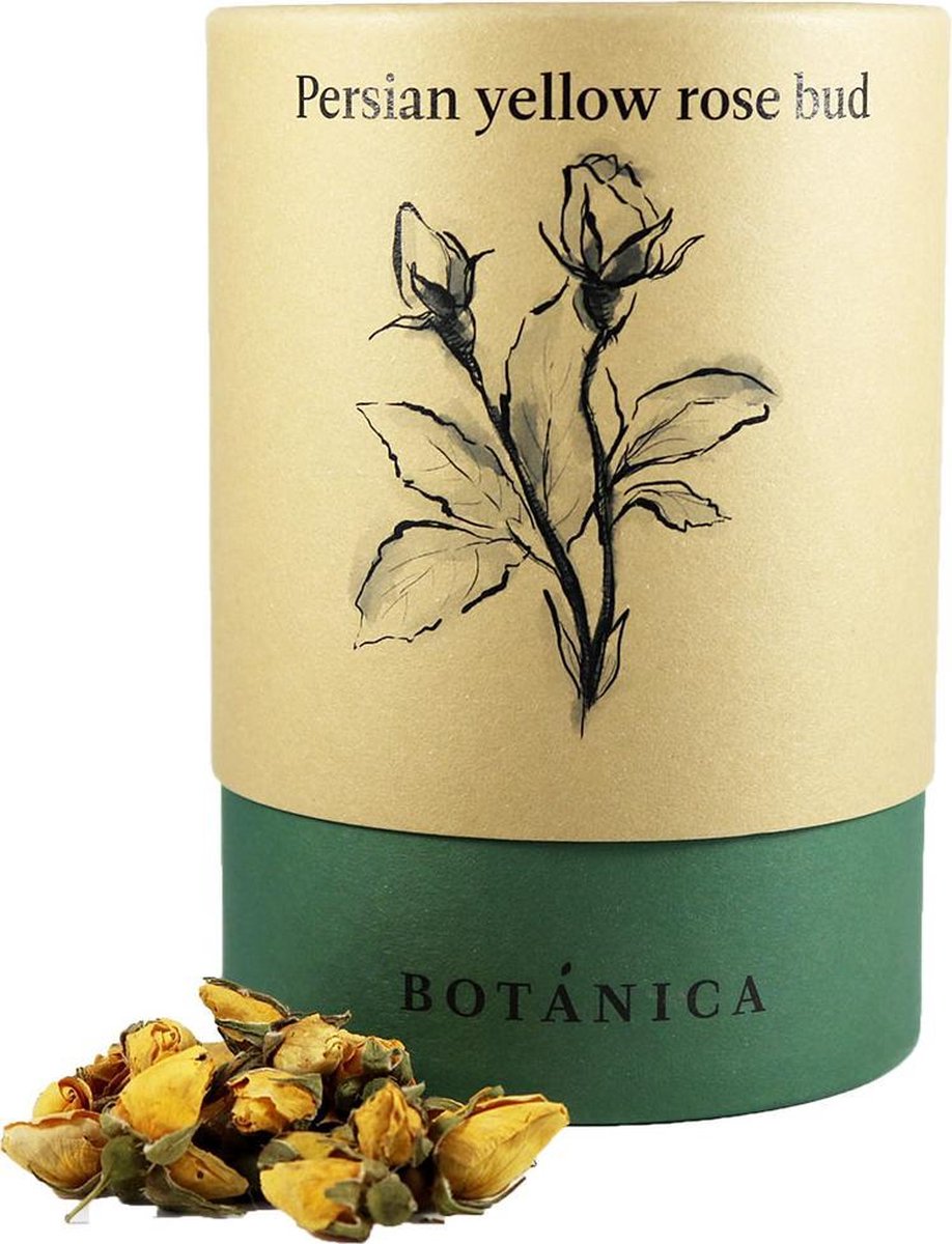 BOTANICA Gedroogde Gele Rozen Knopjes 100 g