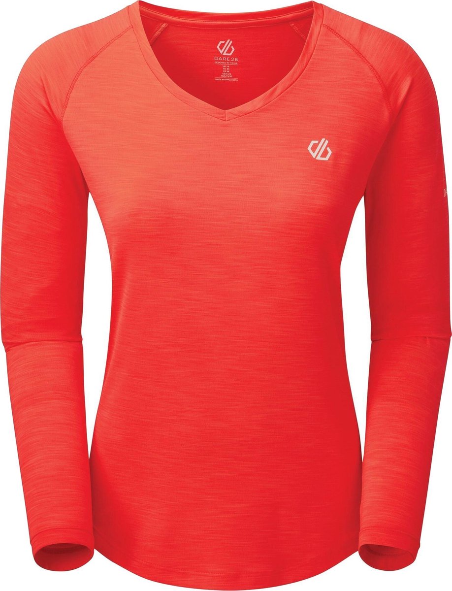 Dare 2B Discern Vochtdoordoerend T-Shirt Voor Dames Oranje