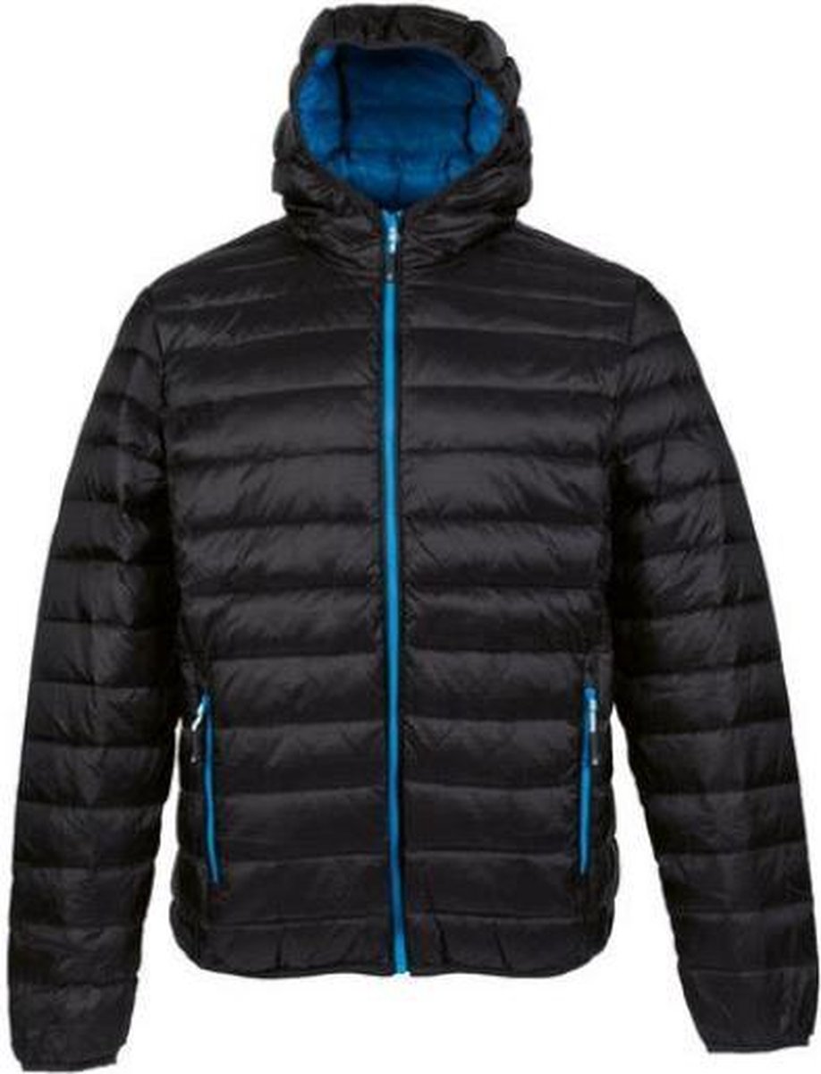 Alvivo Outdoorjas Glasgow Heren Nylon Zwart/blauw Maat L