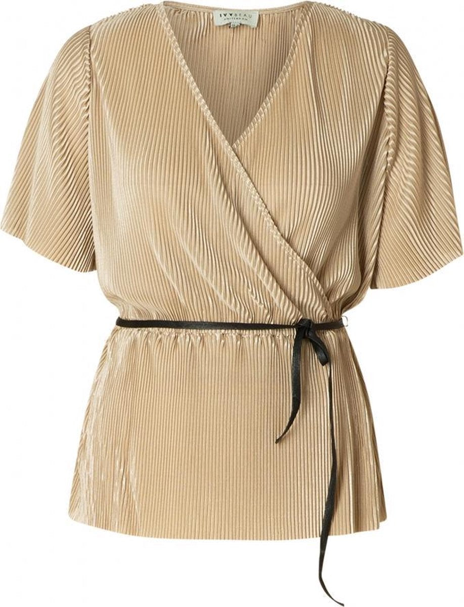 IVY BEAU Navah Blouse - Sand - maat 44