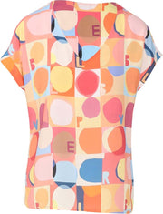 Cassis - Bedrukte blouse in viscose - Multicolor