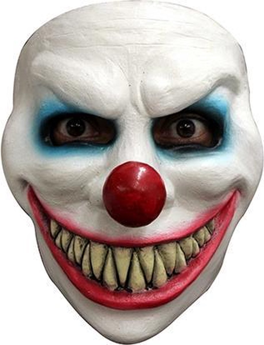 Gezichtsmasker (Latex) Horrorclown Evil Laugh
