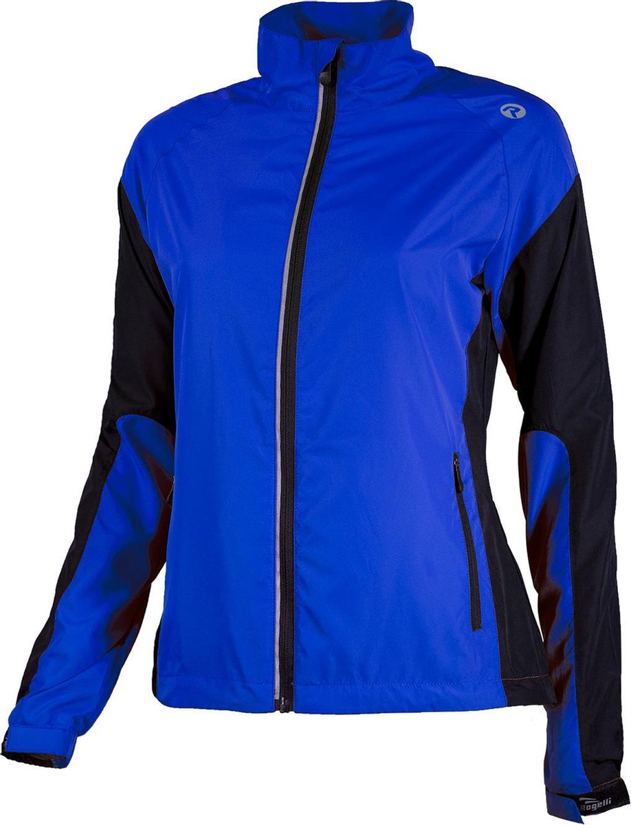 Rogelli Elvi Hardloopjack Dames Sportjas - Maat S  - Vrouwen - blauw/zwart