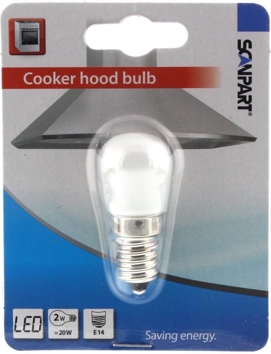 Scanpart Afzuigkaplamp E14 20w Led T26