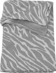 Meyco Zebra met velvet ledikantdeken - 100x150 cm - Grijs