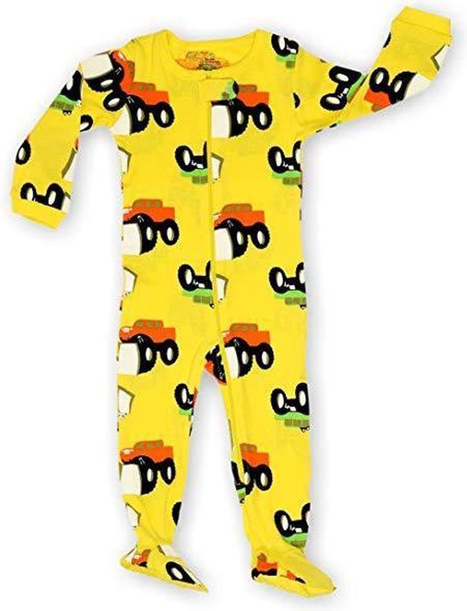 Jongens Pijama Katoen Met Tractor Ontwerp (Maat 6-12 Maanden)