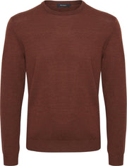 Matinique Pullover Margrate Ronde Hals Rust Brown Melange (30203374 - 1912351)