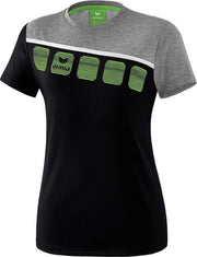 Erima 5-C Dames Shirt - Shirts  - zwart - 34
