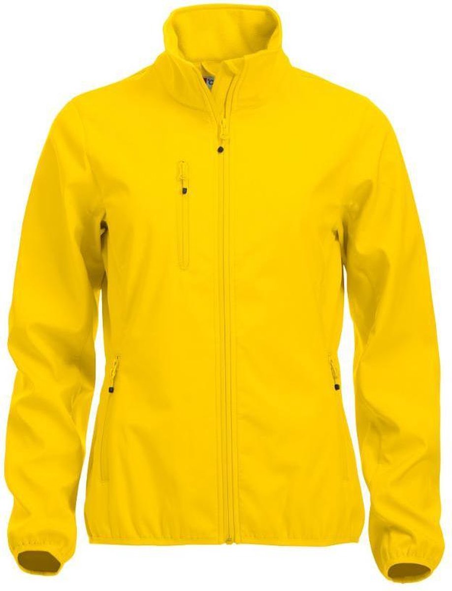 Clique Basic Softshell Jacket Ladies 020915 - Vrouwen - Lemon - XXL