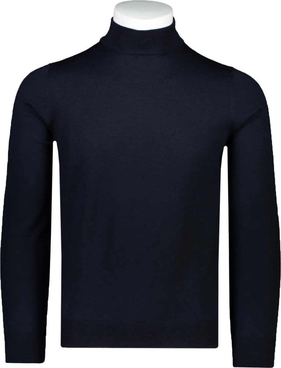 Gran Sasso  Trui Blauw Normaal - Maat XXL  - Heren - Herfst/Winter Collectie - Wol