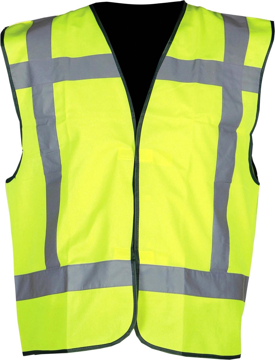 STØRVIK Verkeersregelaarshesje Reflecterend Veiligheidshesje Fluo Geel - ONE SIZE - VESTFOLD