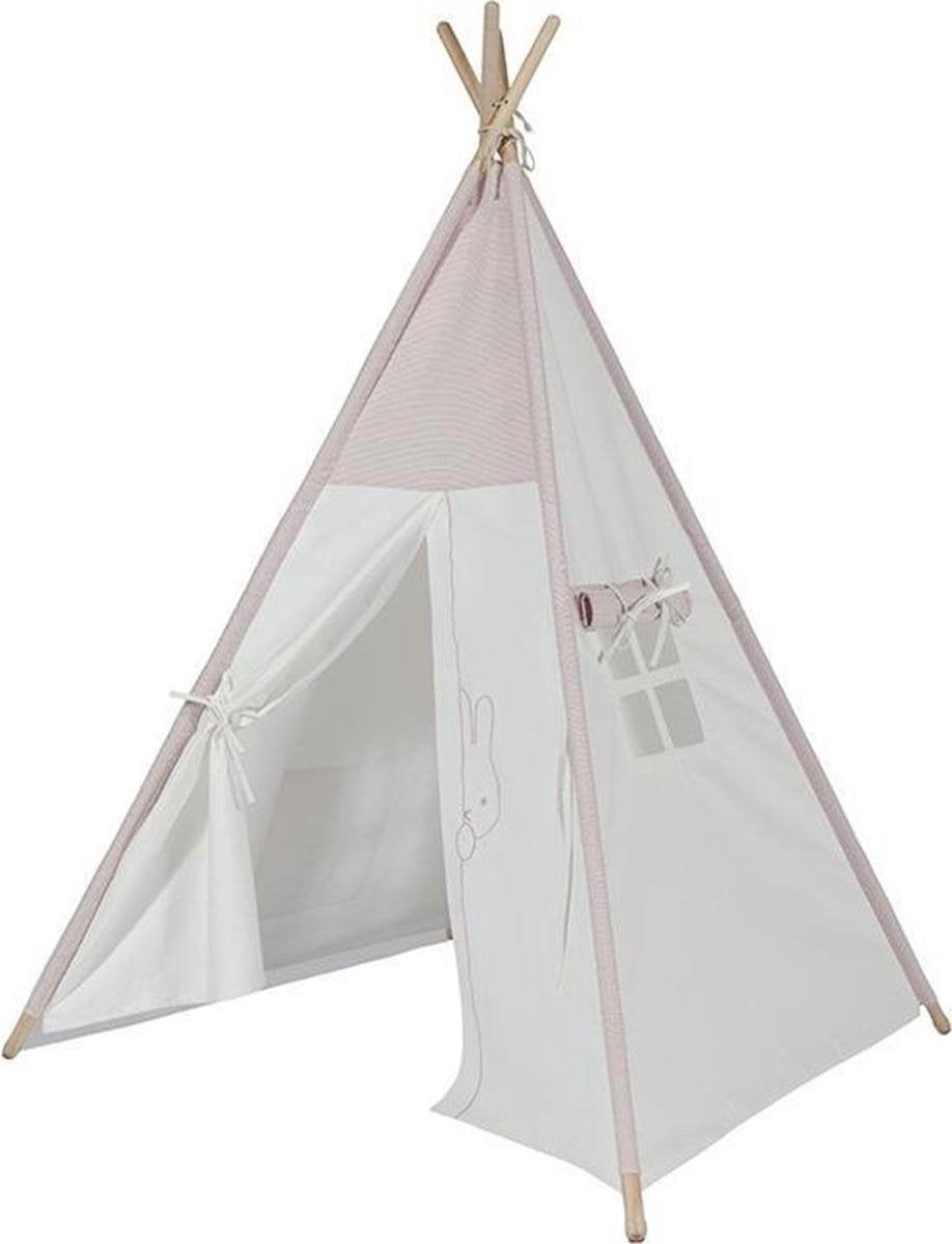 Nijntje Wigwam - Pink Rib- serie Meisjes 165 Cm Wit/roze
