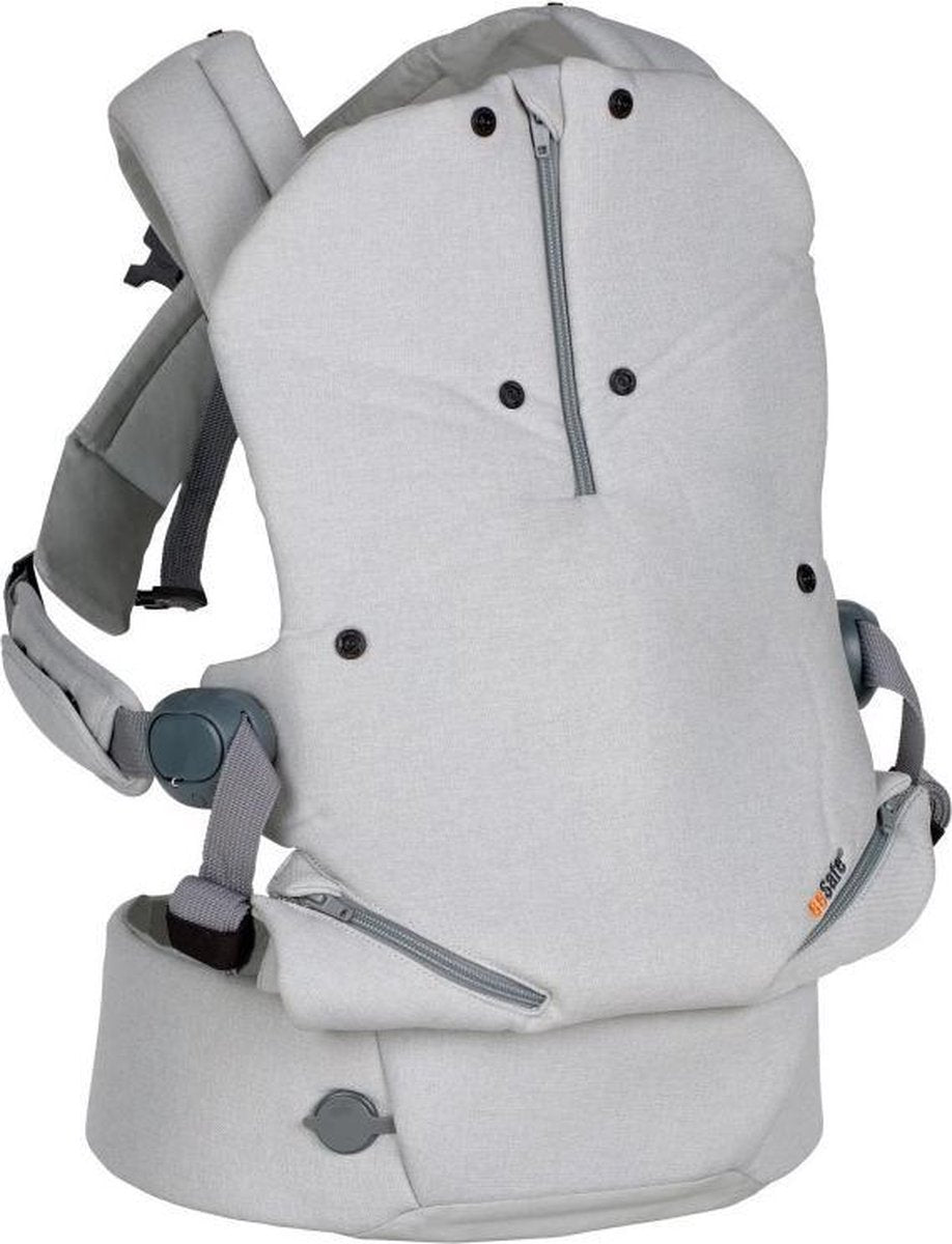 Be Safe Baby Draagzak Haven Stone Basic _ geschikt vanaf geboorte - ergonomische draagzak