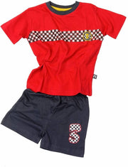 Blue Docks Jongens Shortama Rood SAX45008B Maten: 98