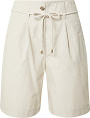 Esprit bandplooibroek Beige-40