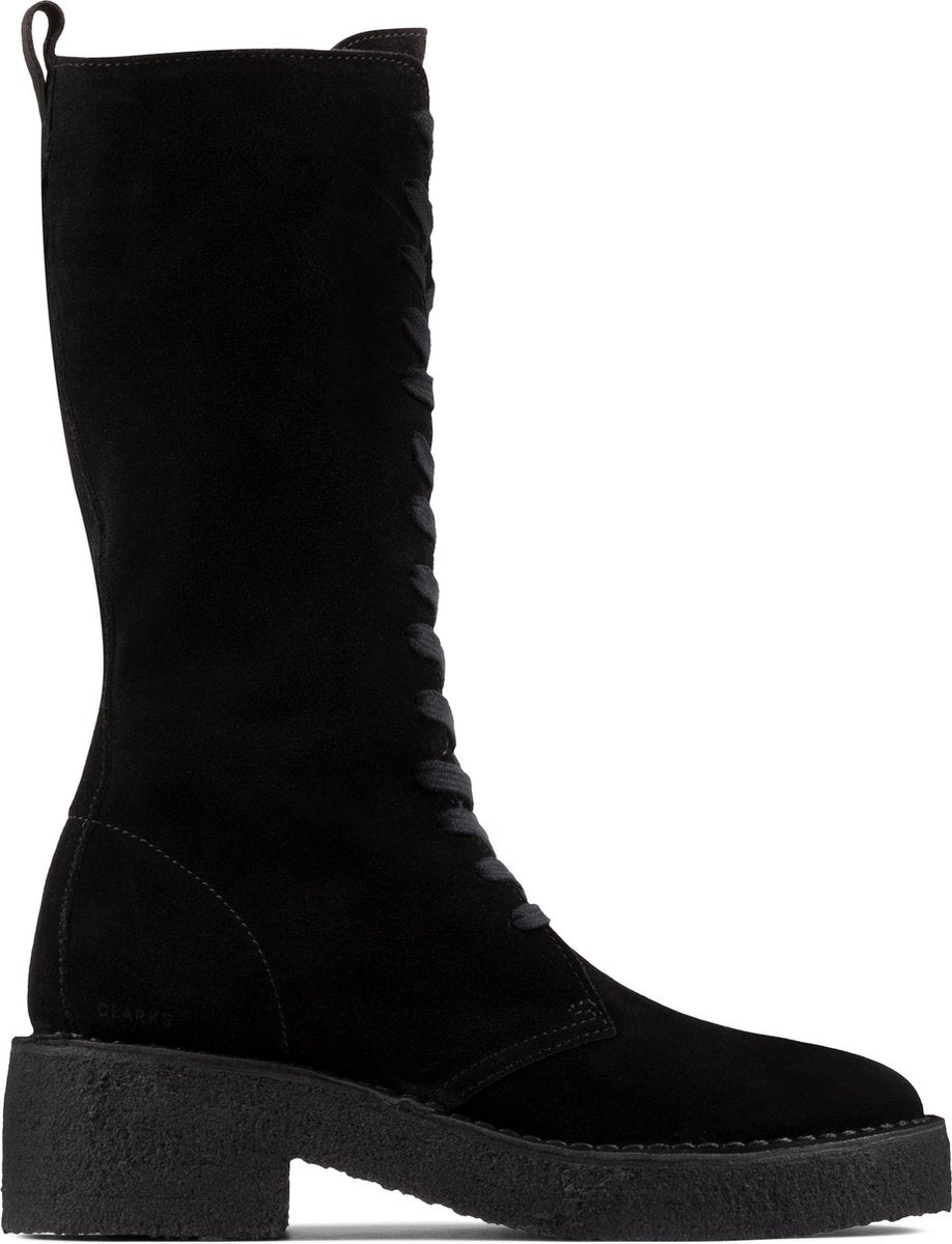 Clarks - Dames schoenen - Arisa Hi - D - black suede - maat 41