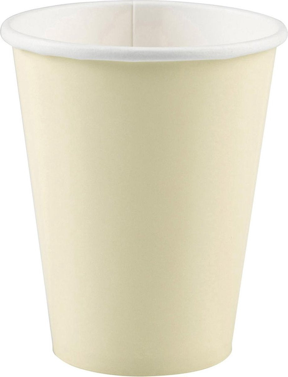Amscan Feestbekers Crème 266 Ml 20 Stuks