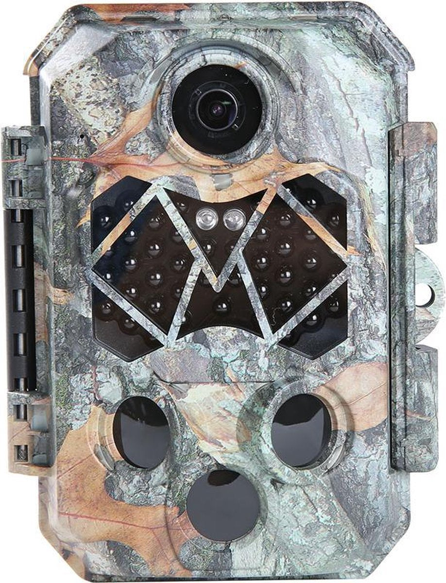 Camouflage EZ2 Wildcamera - Nachtzicht - 32MP Camera - 4k Video - Met 32GB SD-kaart - 3 sensoren