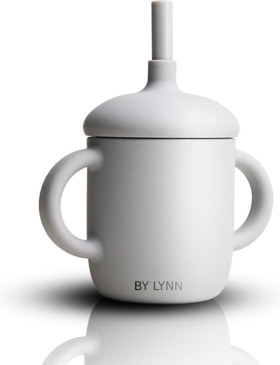 BY LYNN - Sippy Cup met handvat en rietje - Vanaf 6 Maanden - Beker - 150 ml - drinkbeker - Vaatwasbestendig - Magnetron bestendig