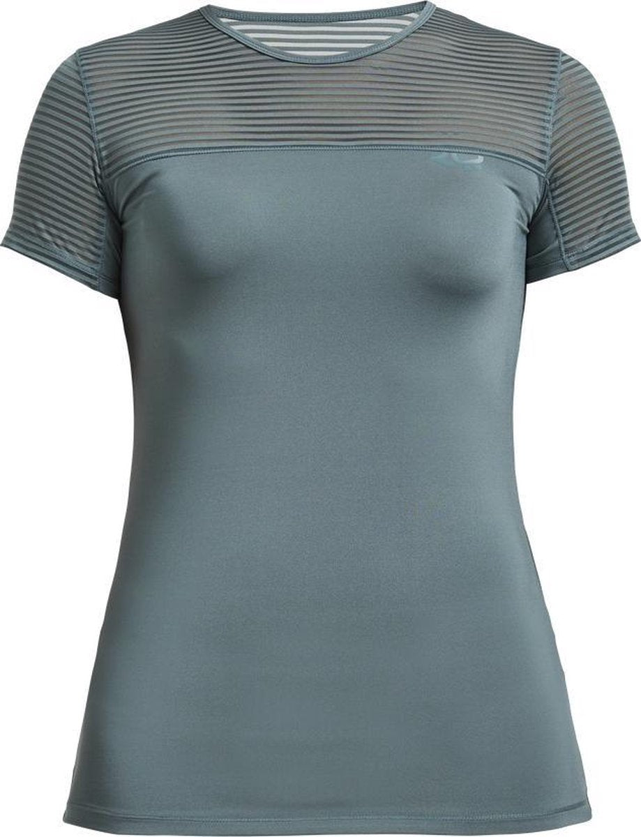 Röhnisch Sportshirt Miko Dames Polyester/elastaan Groen Maat S