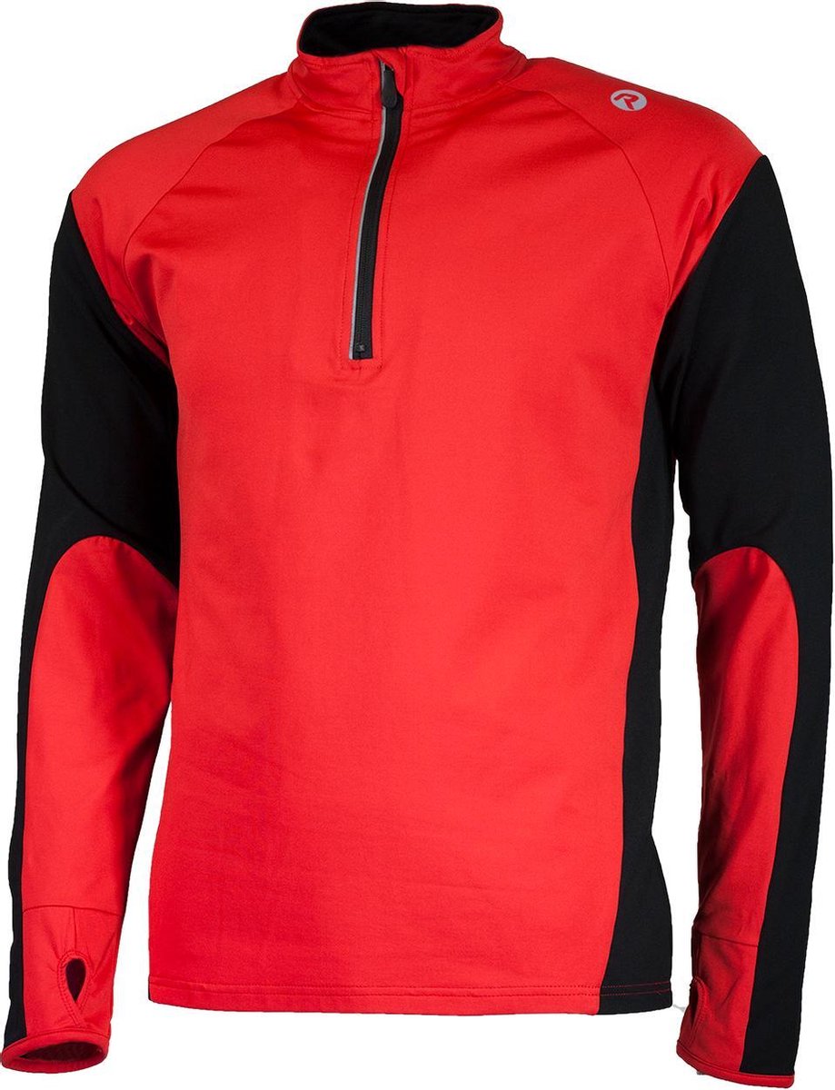 Rogelli Dillon Top LS Sportshirt Rood - Maat L