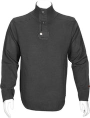 T'RIFFIC STORM Schipperstrui 50/50 wol/acryl Antraciet size 5XL