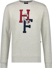 Haze&Finn Pullover Ronde Hals Licht Grijs Melange (MC15-0405 - LightGreyMelange)