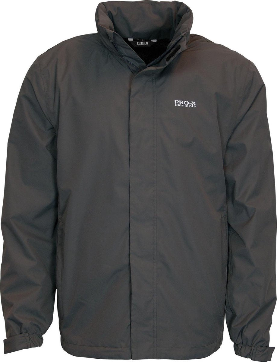 Pro-x Elements Regenjas Gerrit Heren Polyester Antraciet Maat L