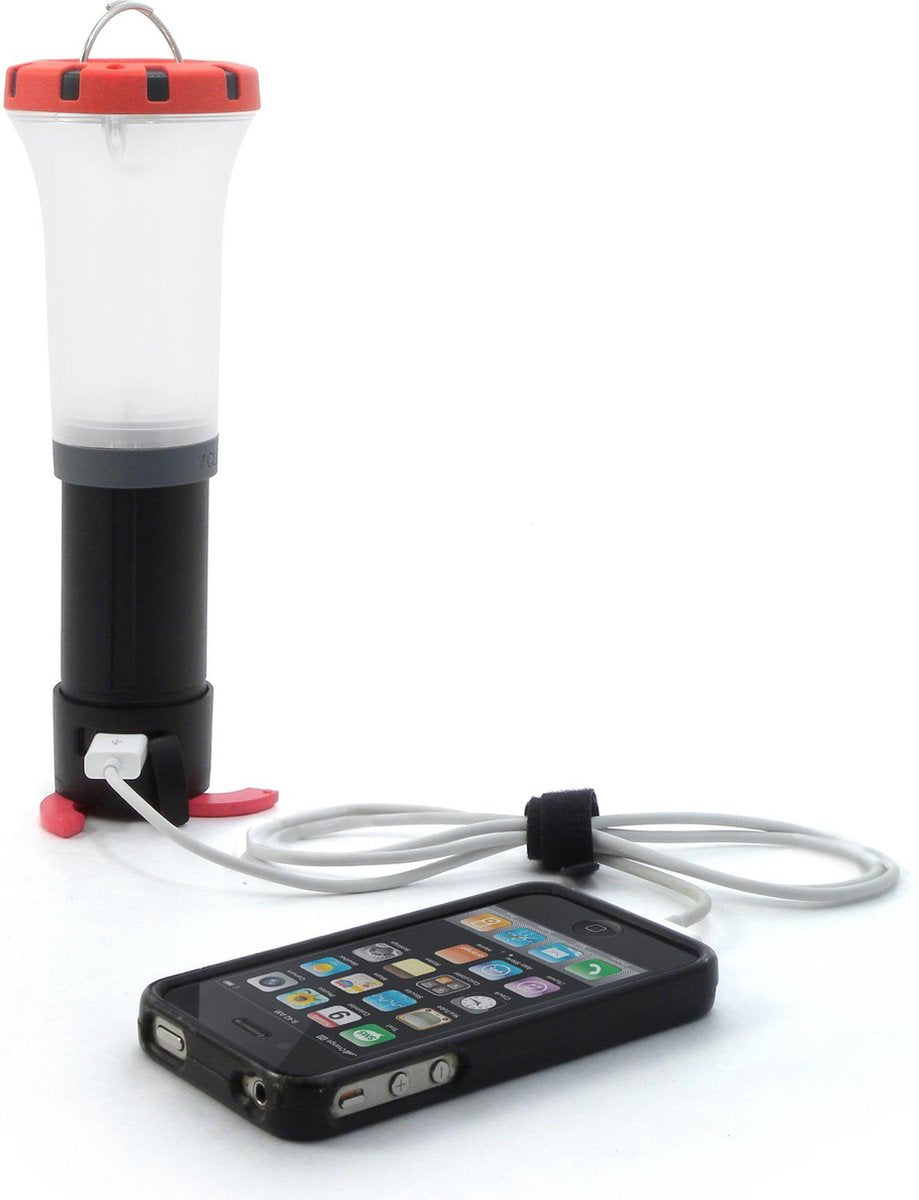 Uco Arka Lantaarn - Outdoorlamp - 180 Lumen - Rood/zwart