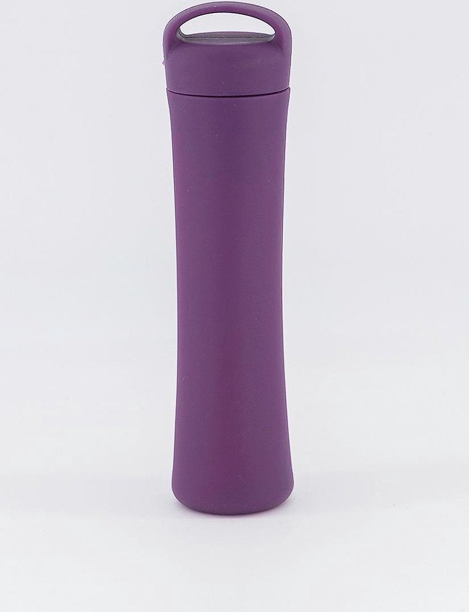 Mastrad - knoflookpeller - bewaartube - paars - siliconen - 15cm