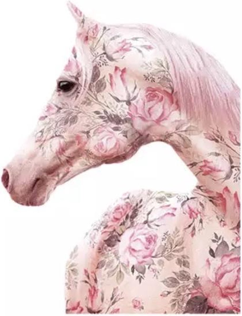 Strijkapplicatie - Unicorn - 16 x 23 CM