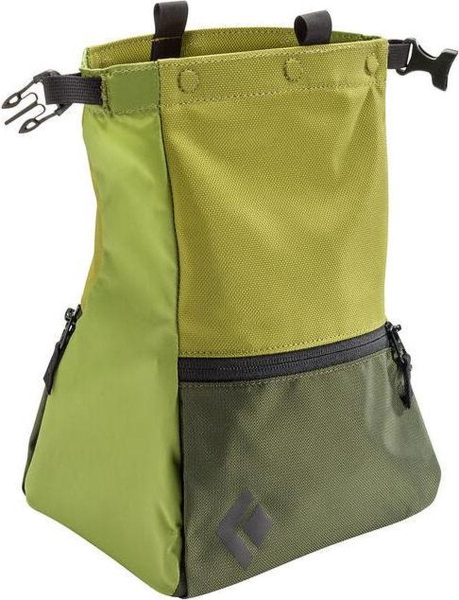 Black Diamond Mondo Boulder Chalk Bag Stabiele boulderpofzak Groen