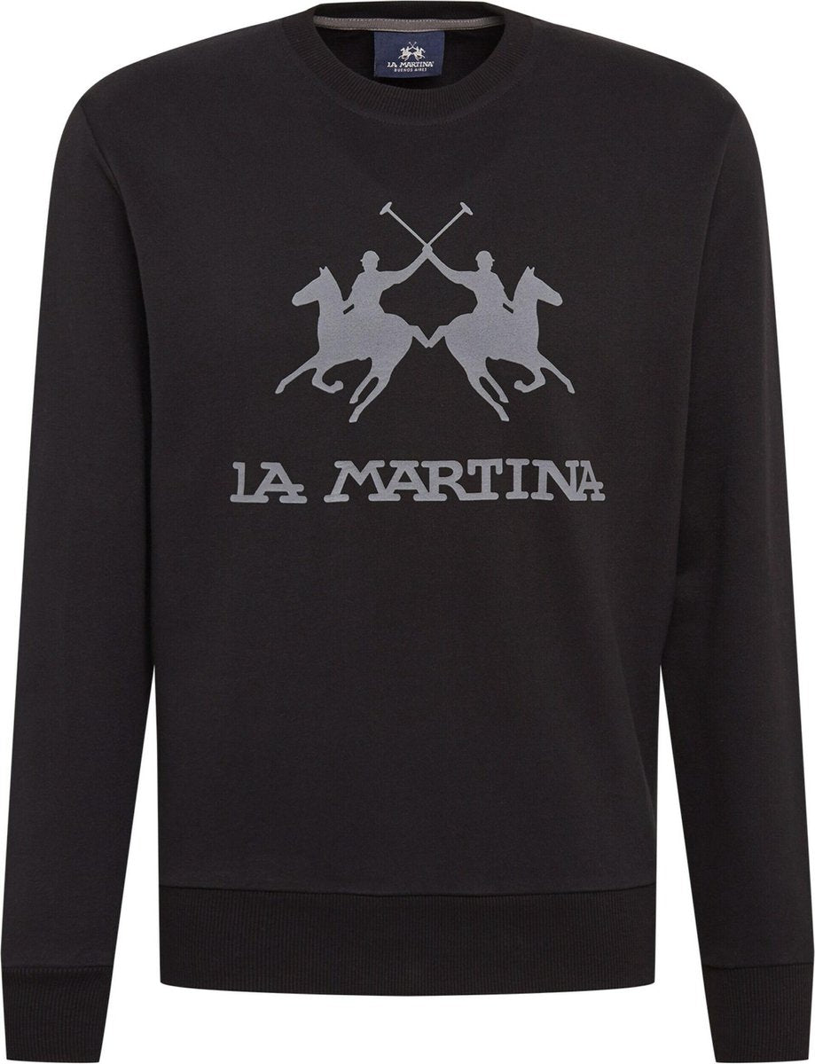 La Martina sweatshirt Grijs Gemêleerd-L