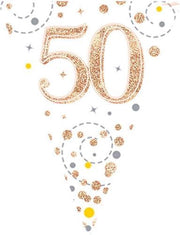 Vlaggenlijn 50 jaar Rose Gold