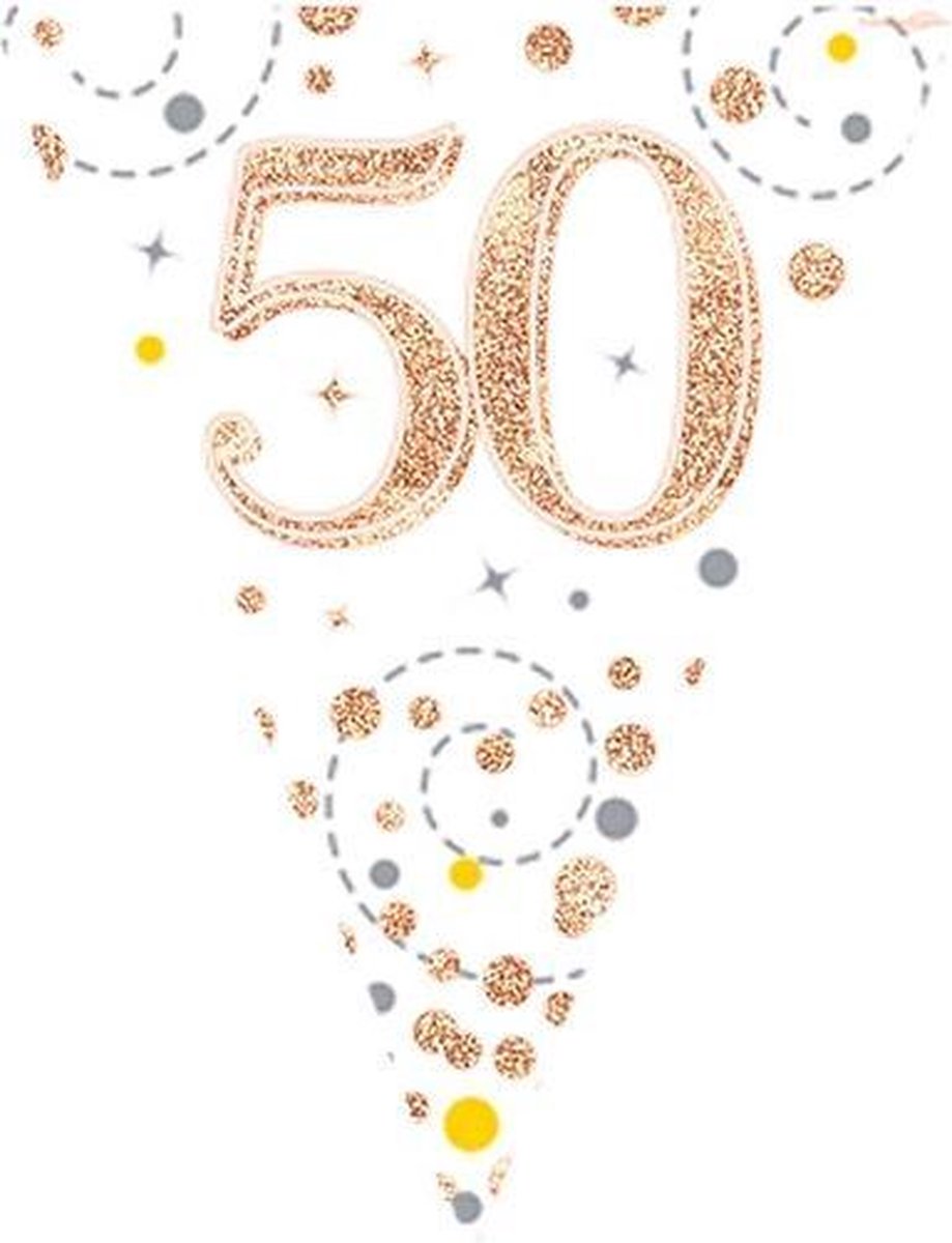 Vlaggenlijn 50 jaar Rose Gold