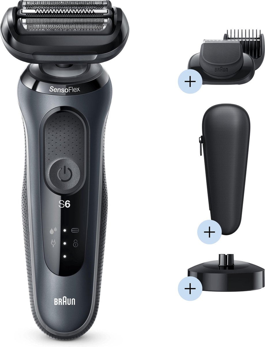 Braun Series 6 60-N4500cs Elektrisch Scheerapparaat Met Oplaadstandaard