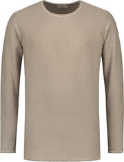 Dstrezzed Sweater Ronde Hals Licht Bruin (404164 - 205)