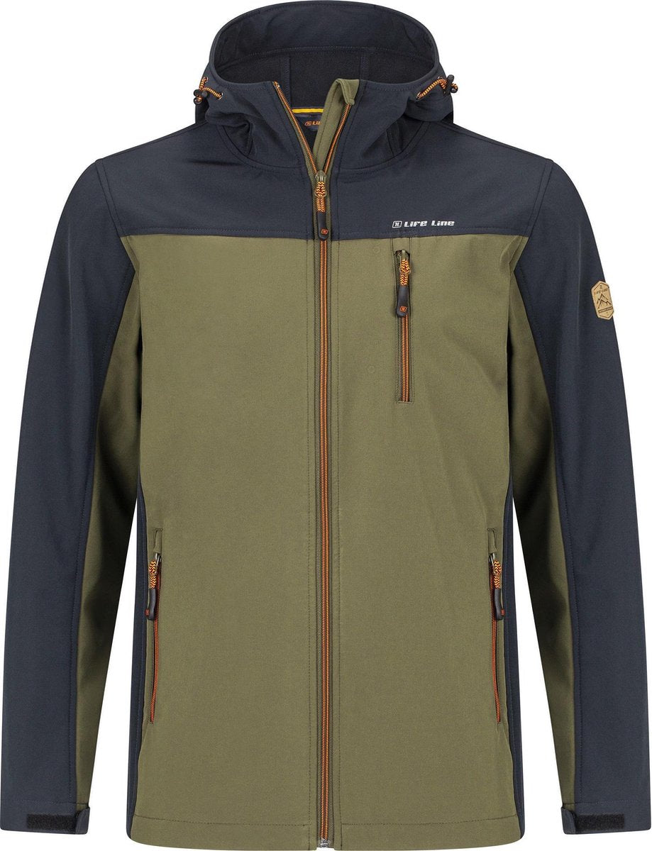 Life-Line Dartlo Jas - Heren Outdoor Softshell Jas - Gevoerde Wandeljas