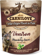 Carnilove Rendier met aardbei blaadjes 300 gram